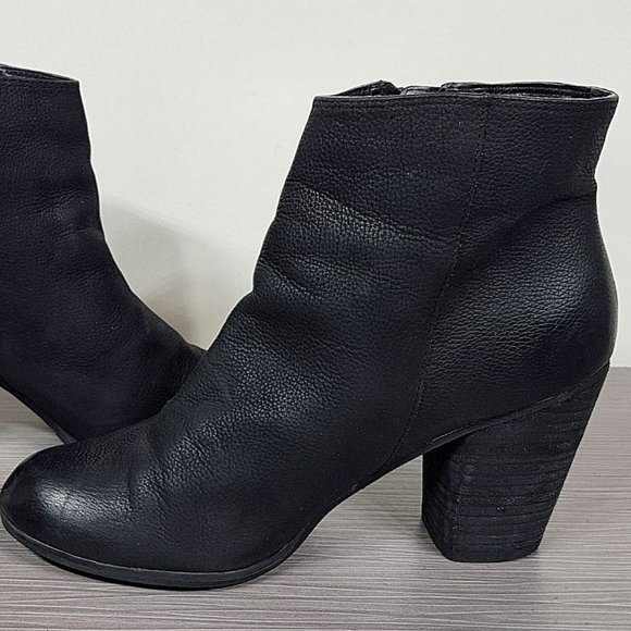 BP. 'Trolley' Leather Ankle Bootie, Black, Womens Various Sizes - Picture 6 of 9